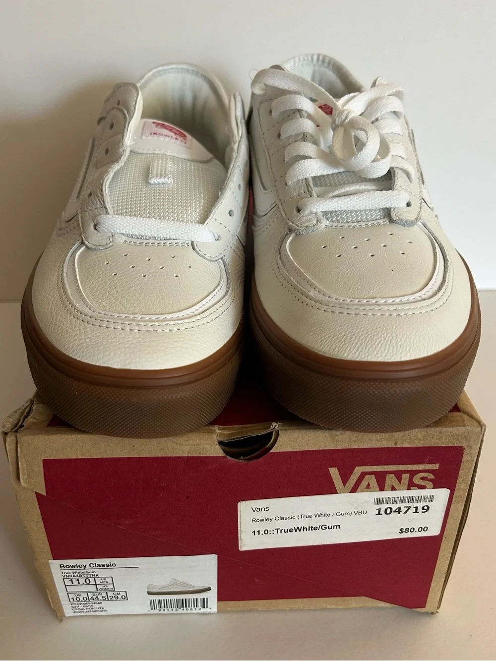 Vans Rowley Classic True White/Gum Sneakers